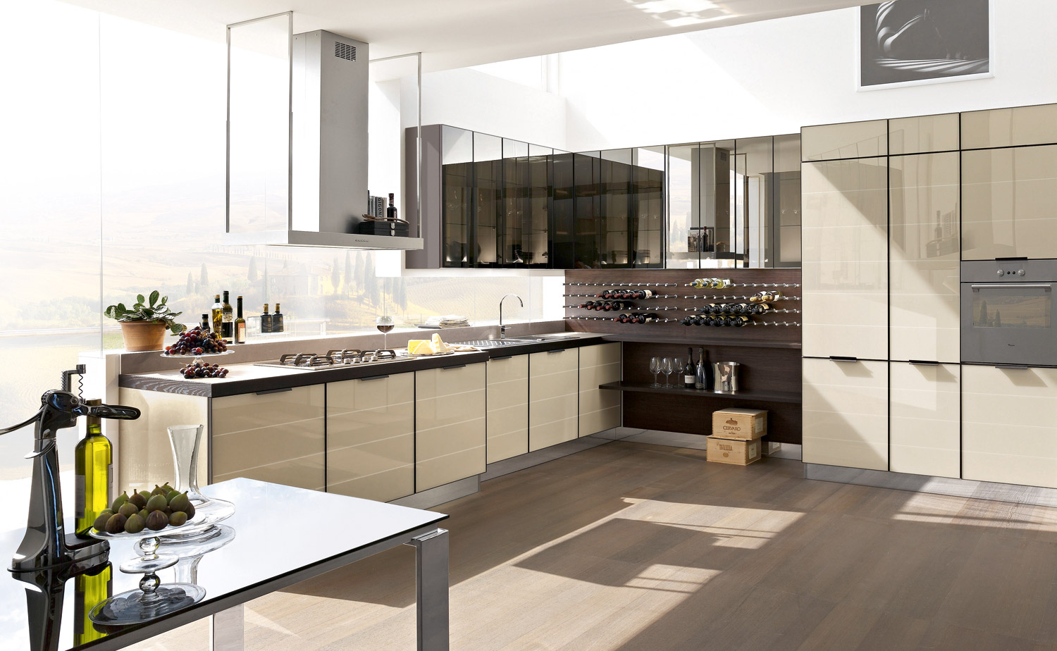 威焰橱柜玻璃门板11